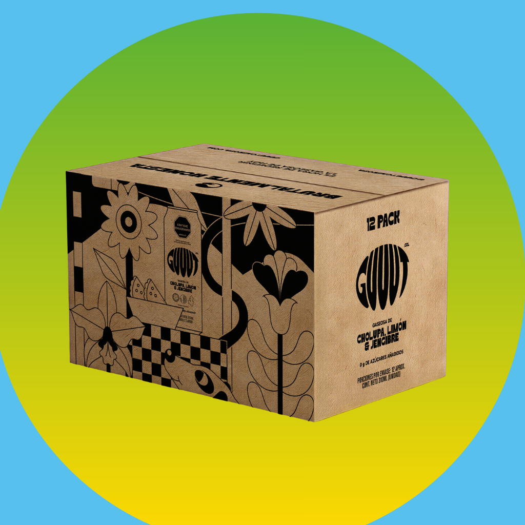 Pack Modo Semana Guuut: 12 unidades · Cholupa, limón & jengibre