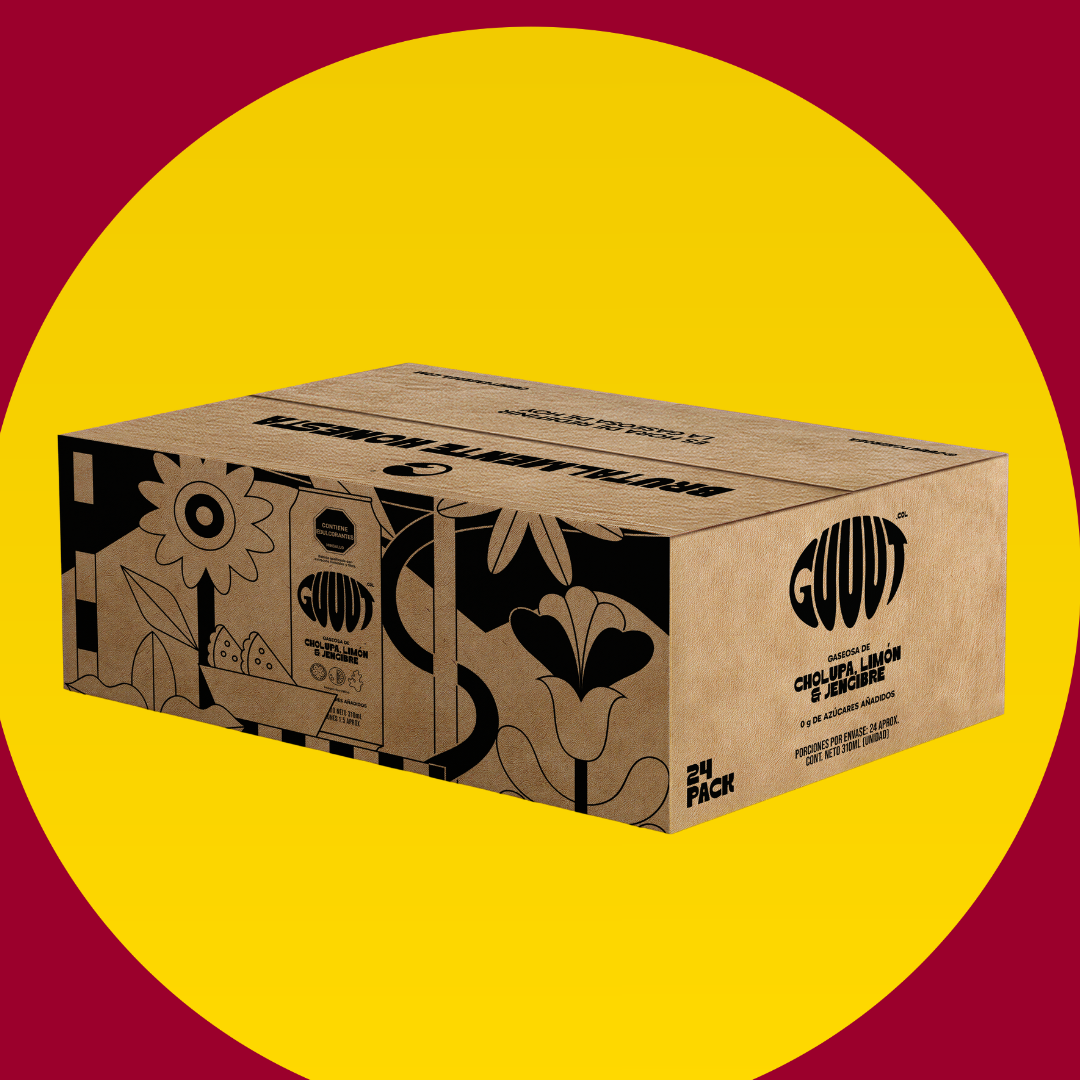 Pack Amigos Guuut:  24 unidades · Cholupa, limón & jengibre